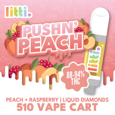 Litti | Pushn' Peach 510 Thread Cartridge